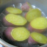 サツマイモを使った蒸し芋の作り方